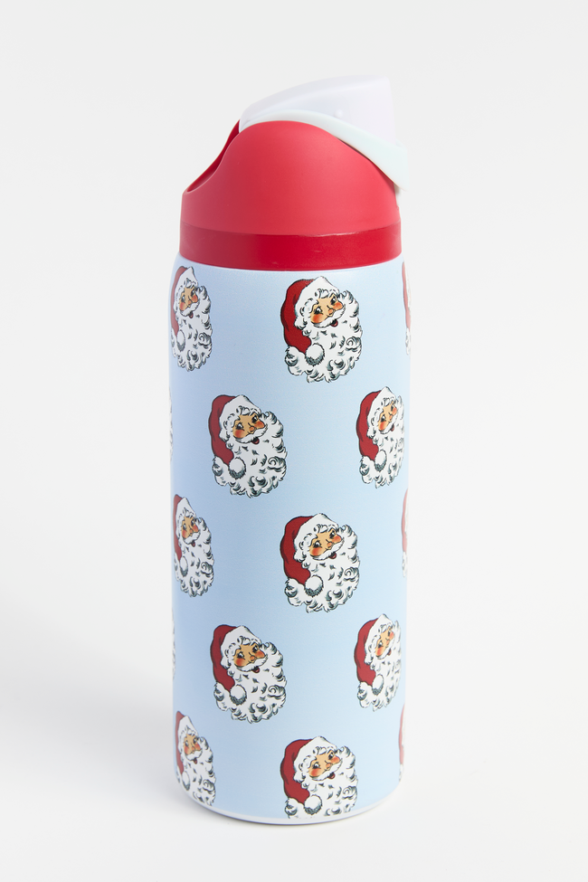 Vintage Santa 32 Oz Water Bottle - Image 4