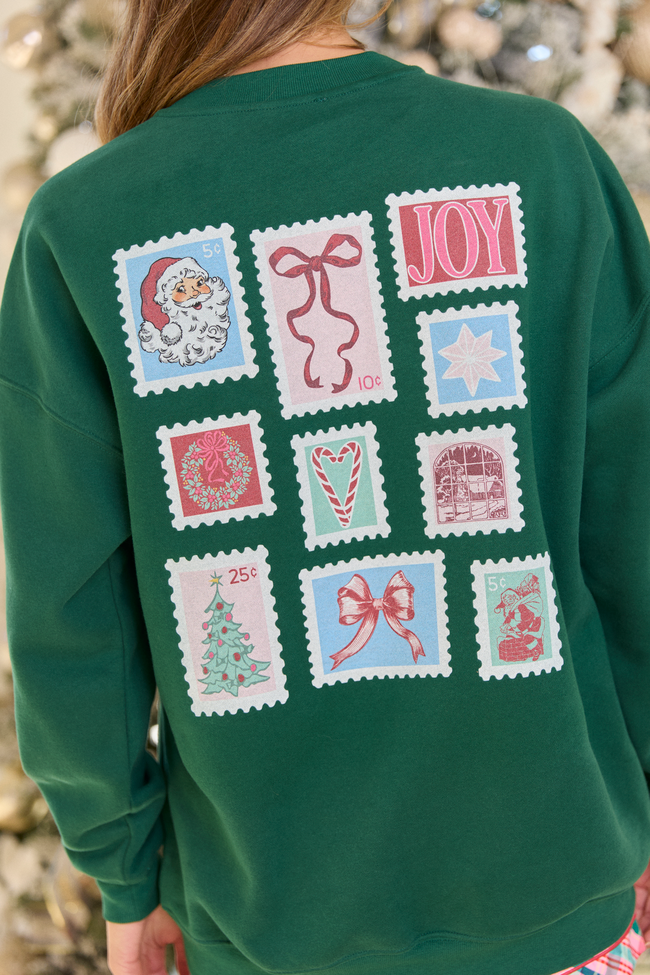 Dear Santa Evergreen Graphic Sweatshirt - Image 3