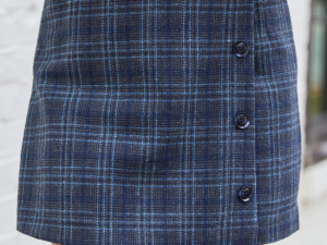 Remy Blue Plaid Skort