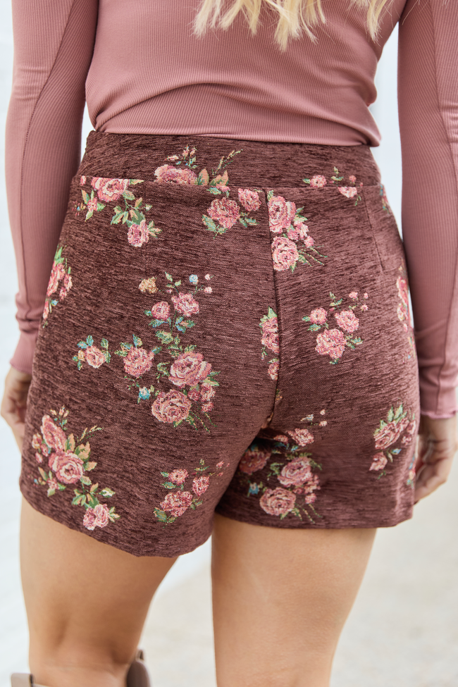 Edin Brown Tapestry Skort - Image 4