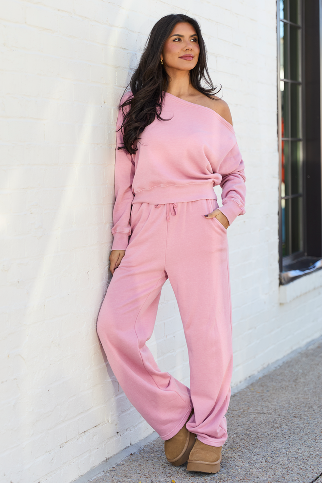 Learn As You Go Pink Sweatpants DOORBUSTER