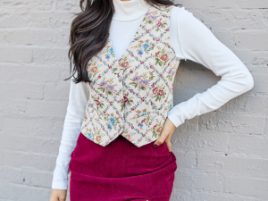 Bellamy Floral Tapestry Vest