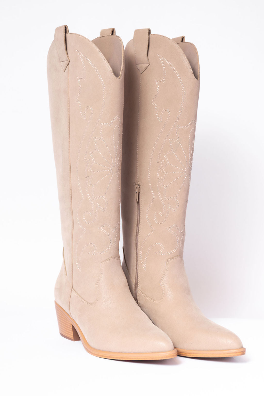 Shania Tan Tall Cowboy Boots - Image 4