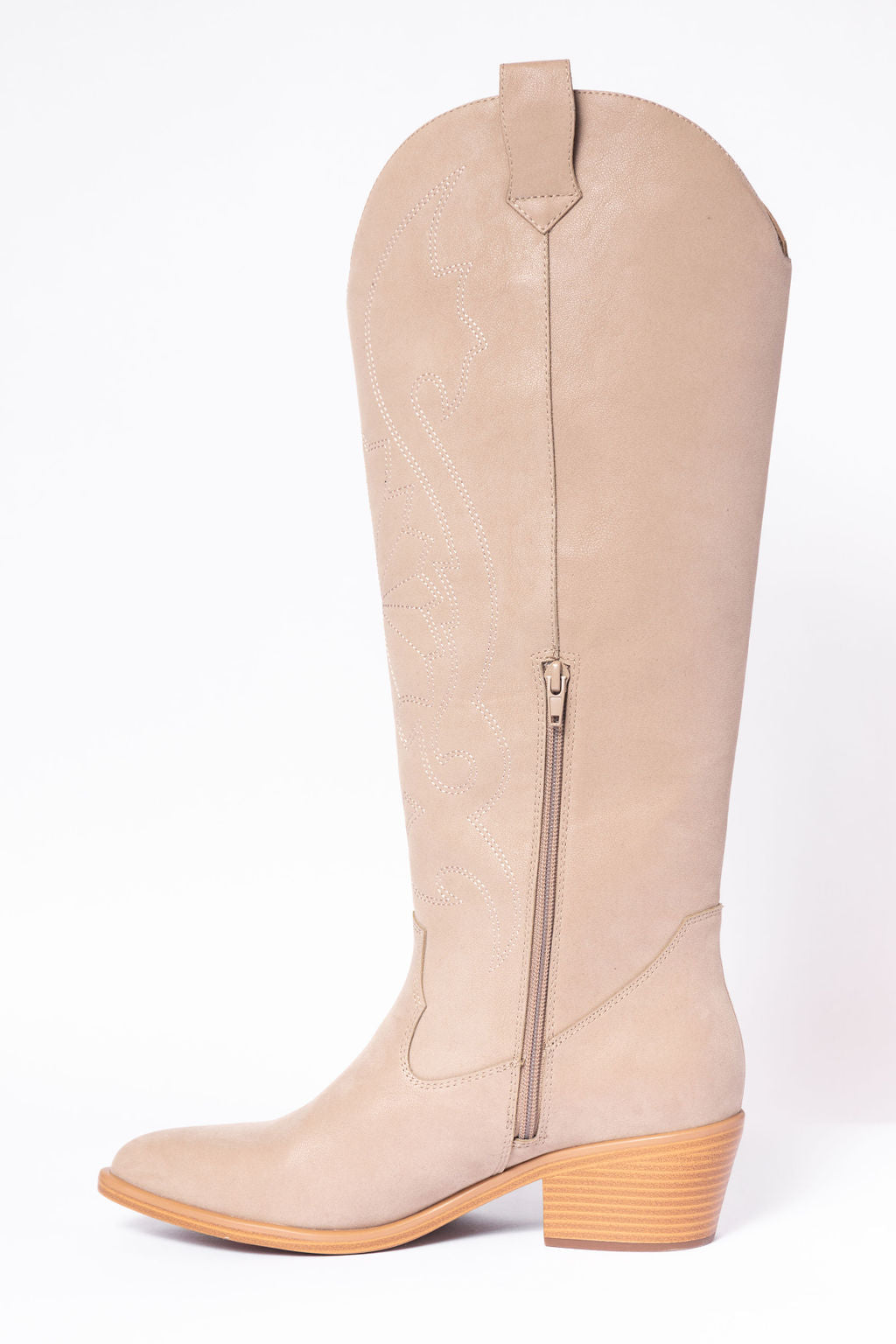 Shania Tan Tall Cowboy Boots - Image 5