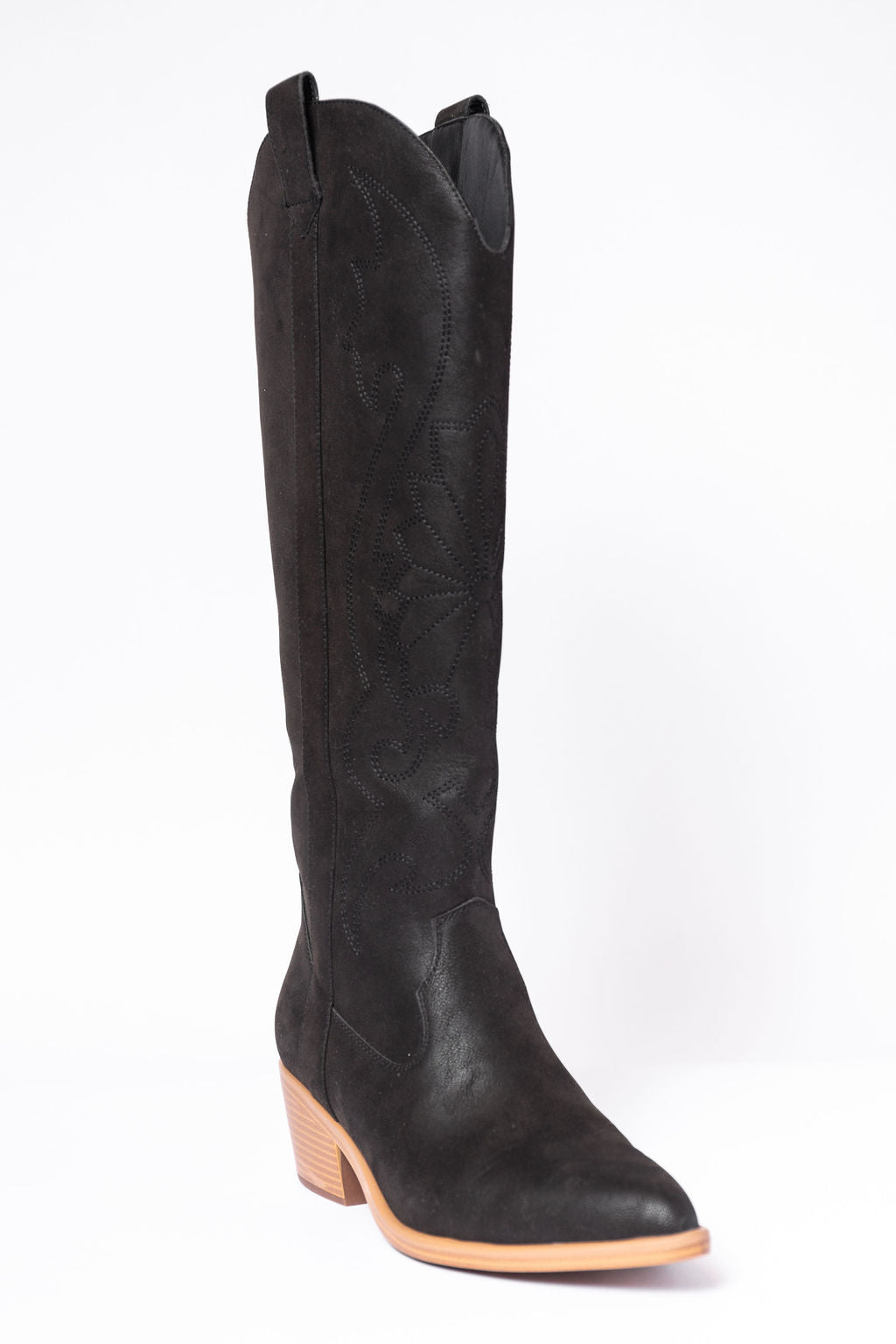 Shania Black Cowboy Boots - Image 5