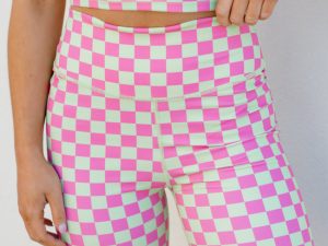 Doing This For Me In Watermelon Crawl Biker Shorts FINAL SALE