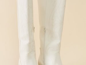 Shania White Cowboy Boots