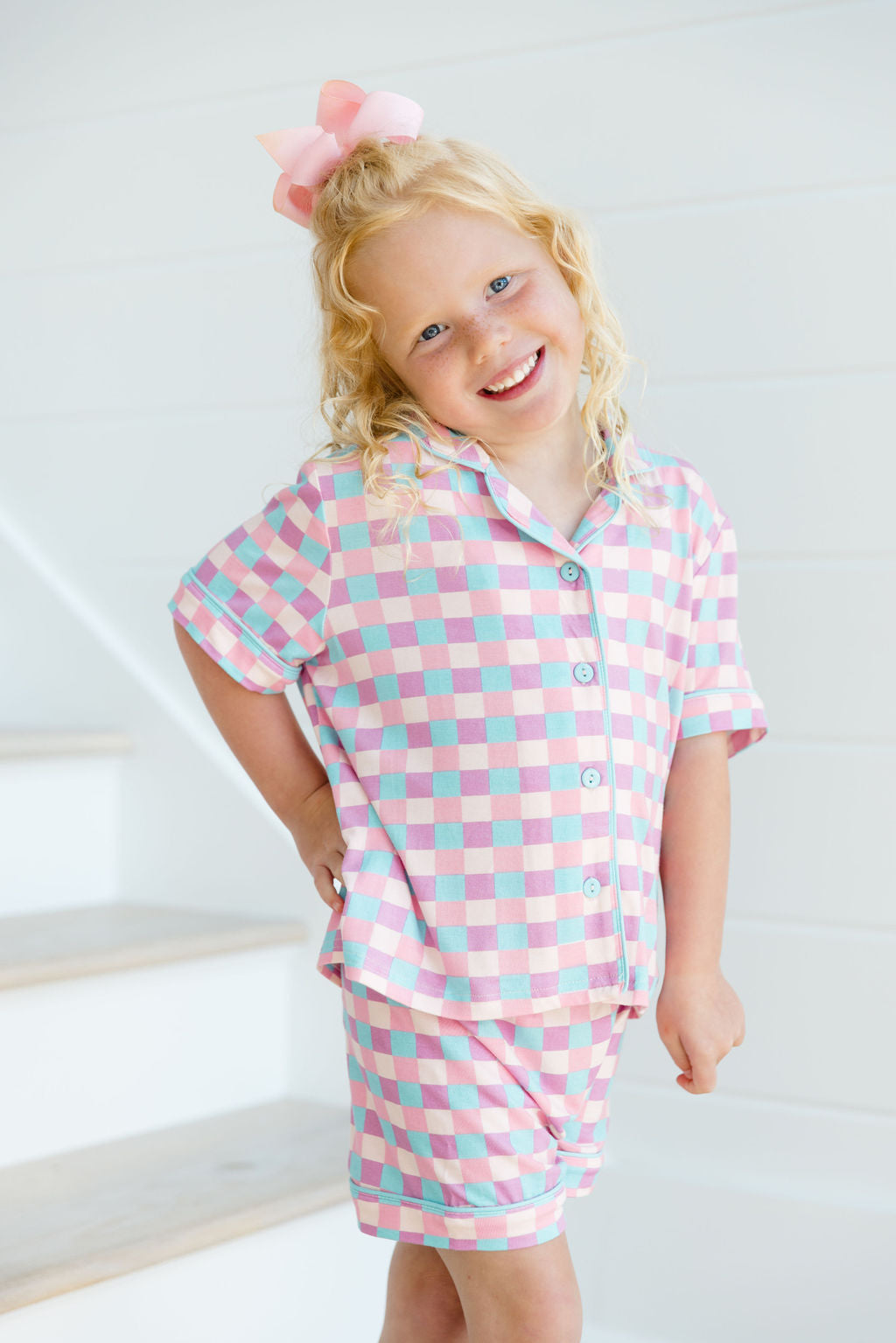 Kid's Good To Get Away In Tori Checkered FINAL SALE - Image 4