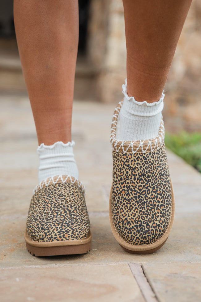 Sydney Leopard Short Slip-On Booties FINAL SALE - Image 2