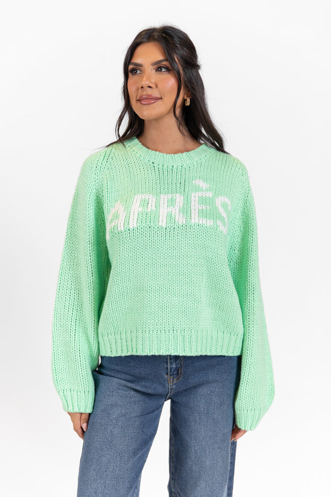 Apres Party Green Sweater