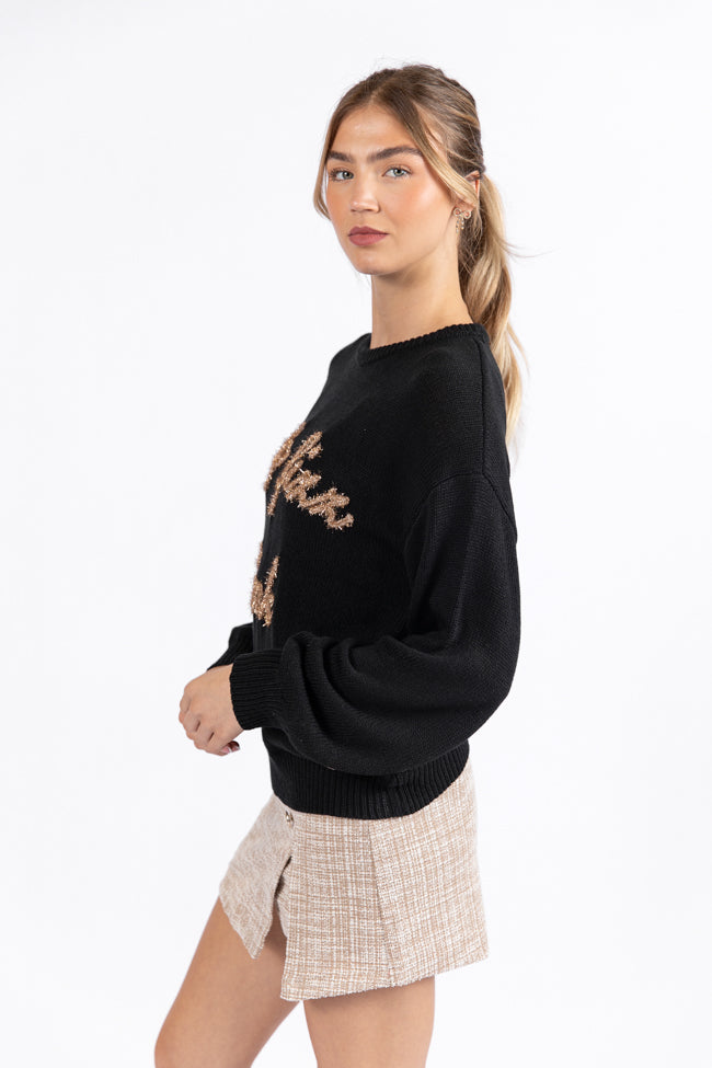 Pop Fizz Clink Black Sweater - Image 4