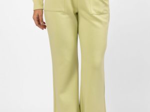 Only One Lime Wide Leg Pull On Pants FINAL SALE