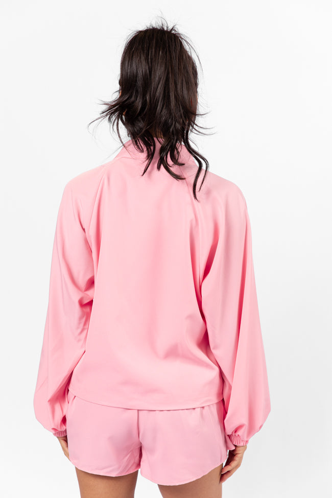 On The Daily Light Pink Full-Zip Windbreaker FINAL SALE - Image 7