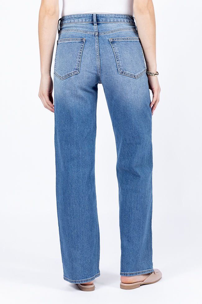Cosette Medium Wash Relaxed Jeans FINAL SALE - Image 4