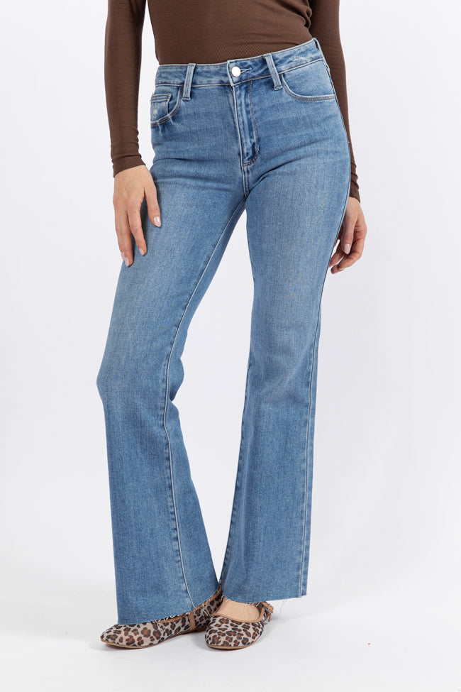 Eve Medium Wash Flare Jeans FINAL SALE