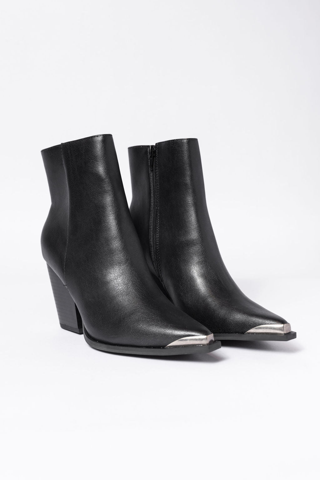 Ellison Black Pointed Toe Booties FINAL SALE - Image 3