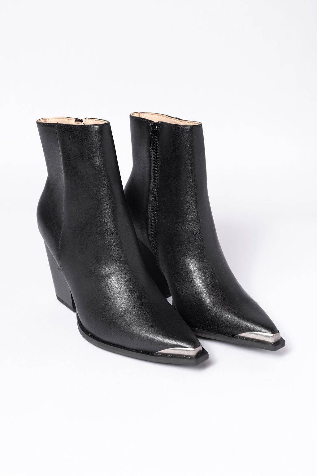 Ellison Black Pointed Toe Booties FINAL SALE - Image 2