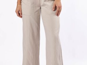 Switch It Up Beige Front Pocket Pull On Pants FINAL SALE