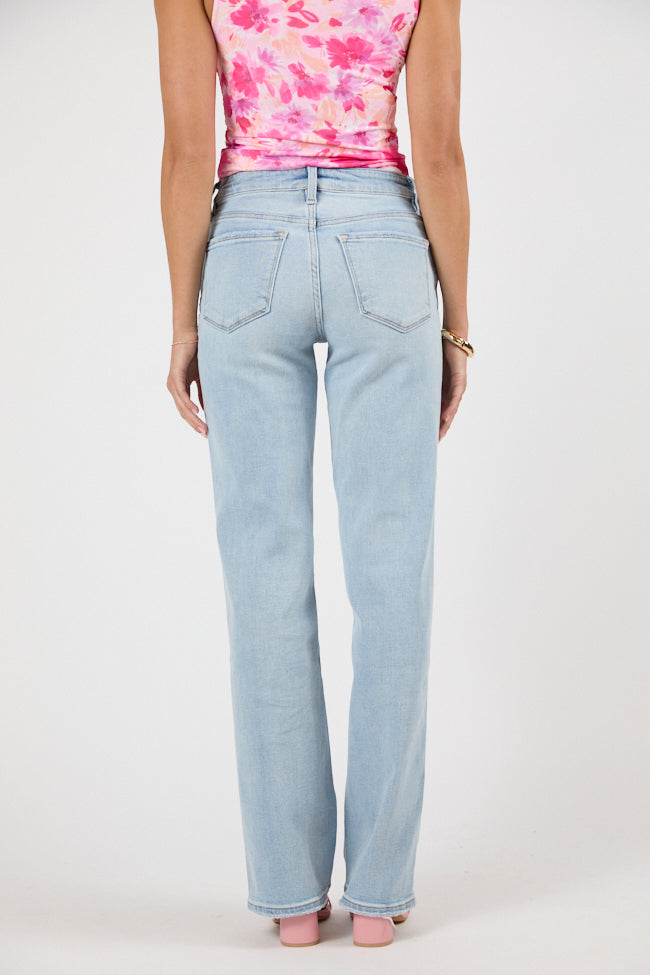 Kati Light Wash Slim Relaxed Stretch Jeans FINAL SALE - Image 4