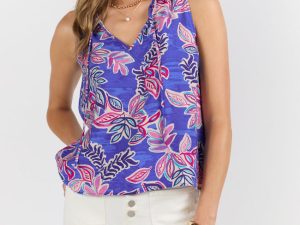 Go With The Flow Printed Top FINAL SALE