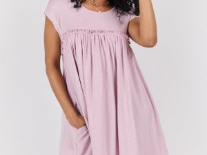 Girl On The Go Easy Knit Short Sleeve Mini Dress FINAL SALE