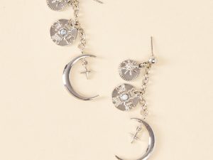 Celestial Charm Silver Earrings FINAL SALE