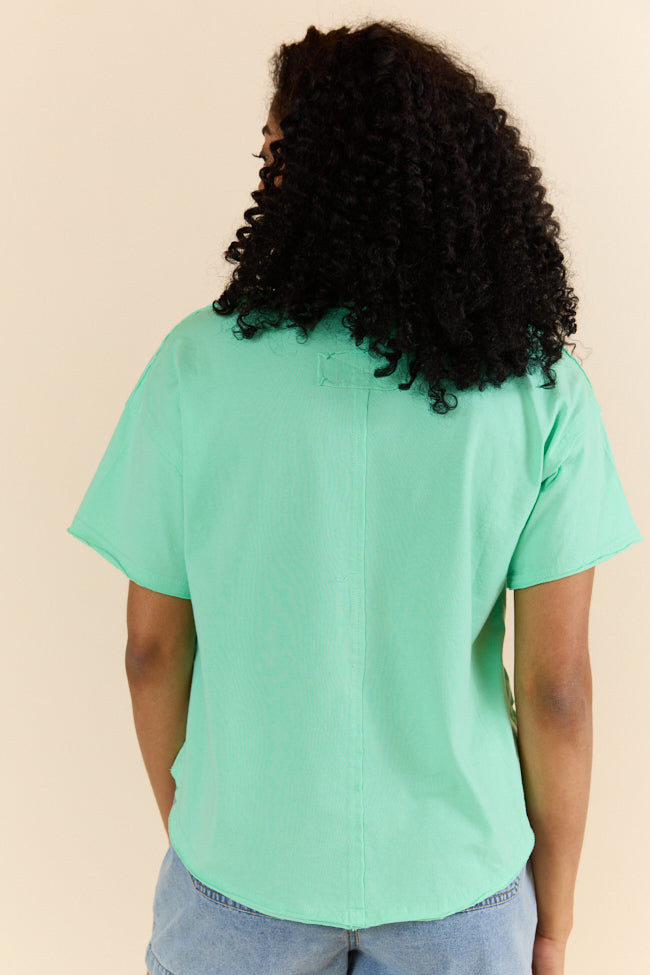 Firm Foundation Green Scoop Neck Tee FINAL SALE - Image 6