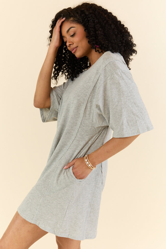 Something Different Grey Knit Romper FINAL SALE - Image 5