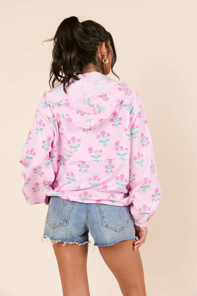 Delilah Pink Block Floral Pullover FINAL SALE - Image 6