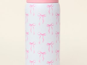 Pink Bow 32 Oz Water Bottle