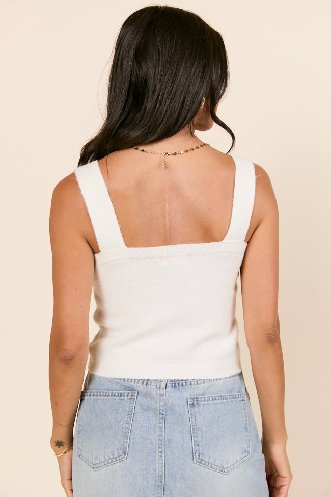 Kaitlyn Flower Embroidered Tank Top - Image 8