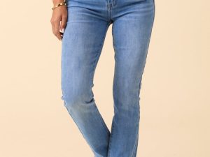 My Favorite Medium Wash Straight Leg Jeans