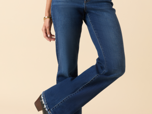 Delaney Dark Wash Relaxed Flare Jeans