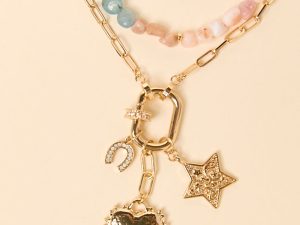 Aster Gold Star Charm Necklace FINAL SALE