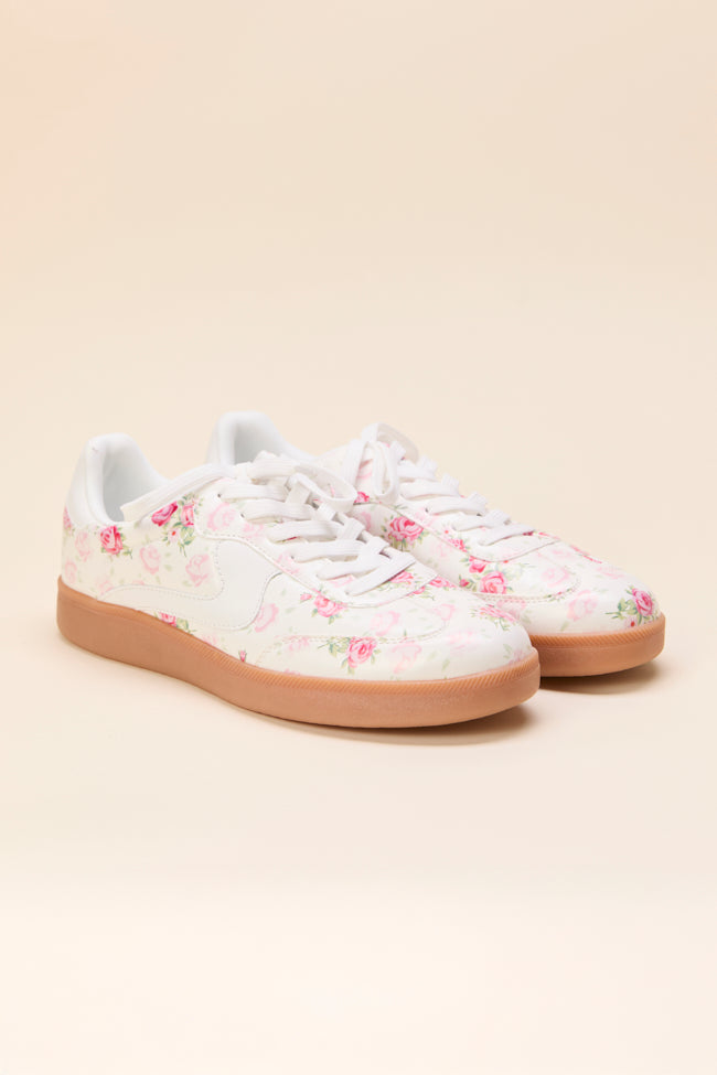Tiffany White Floral Sneakers - Image 3