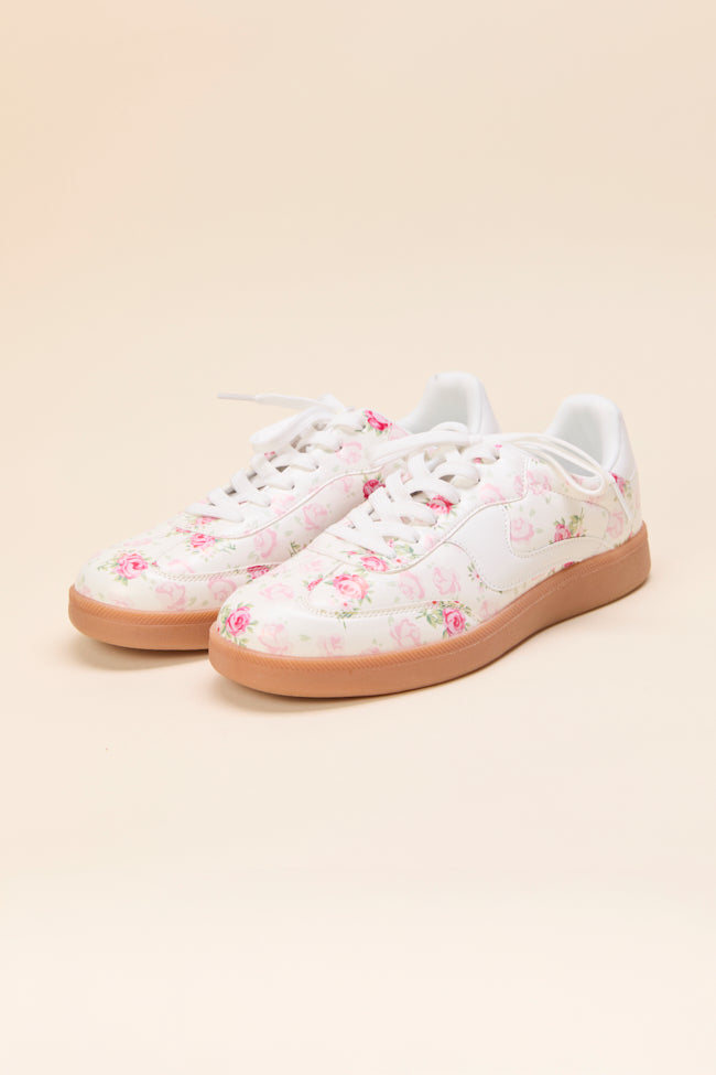 Tiffany White Floral Sneakers - Image 2