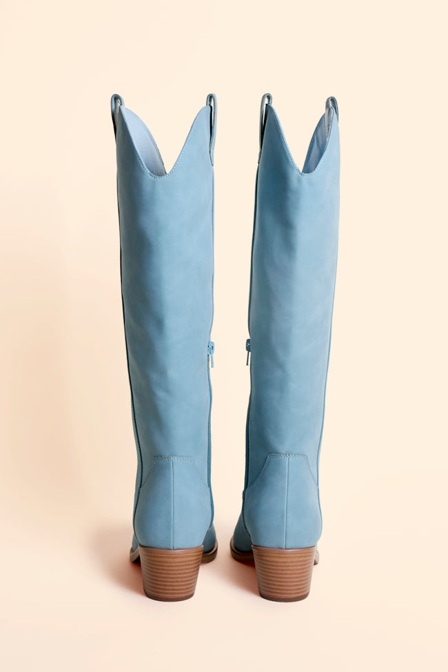 Shania Blue Boots - Image 5