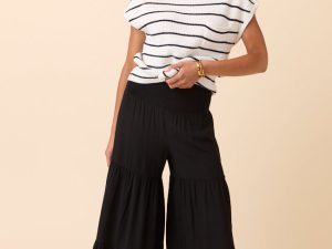 Eliza Black Wide Leg Pants FINAL SALE