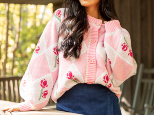 Donna Rose Argyle Cardigan