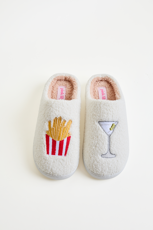 Cozi Girl Dinner Shearling Slippers - Image 3