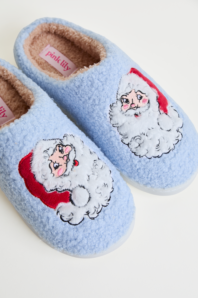 Cozi Vintage Santa Shearling Slippers - Image 3