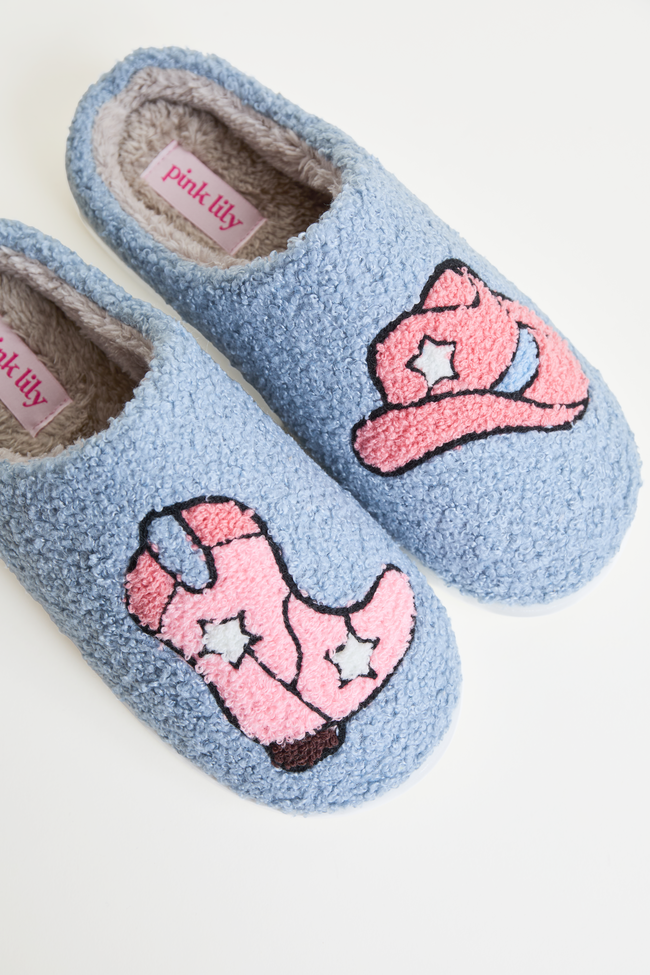 Cozi Western Shearling Slippers - Image 2