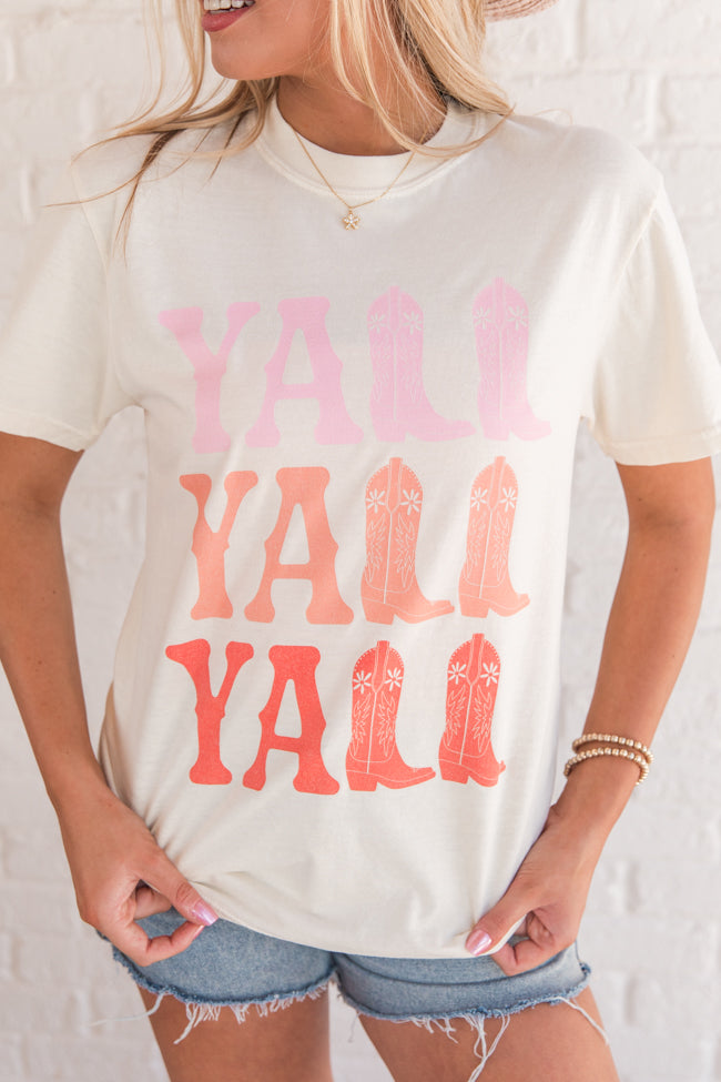 Y'all Ivory Graphic Tee - Image 2