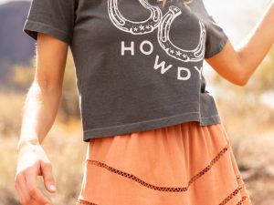 Highway Harmony Woven Brown Skort FINAL SALE