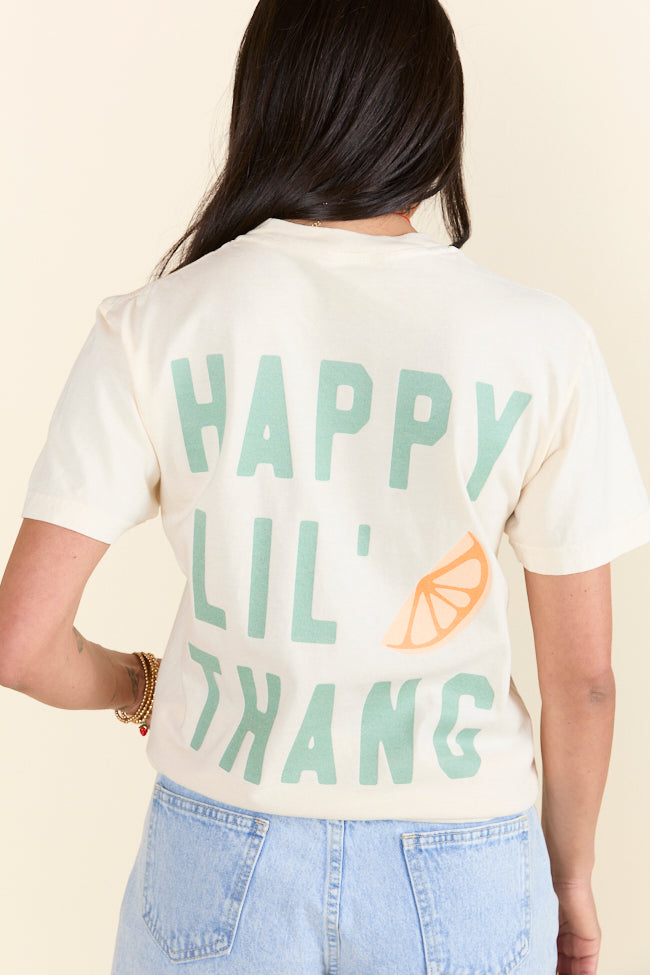 Happy Lil' Thang Ivory Graphic Tee