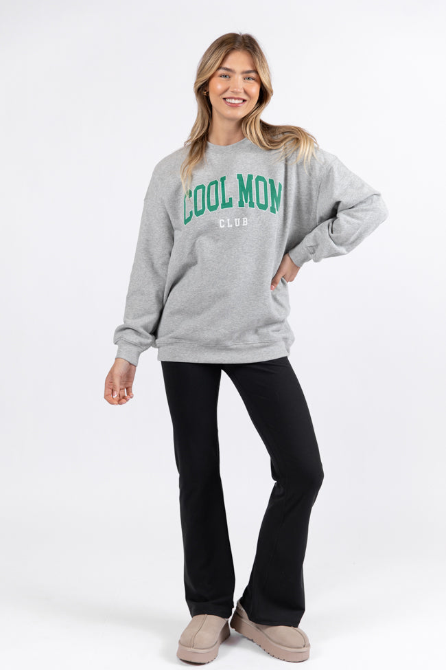 Cool Mom Club Light Grey Graphic Sweatshirt - Image 3