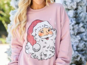 Have Yourself A Merry Little Christmas Mauve Graphic Sweatshirt