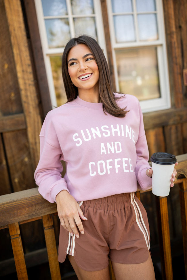 Tempest Mocha Striped Trim Detail Active Shorts FINAL SALE - Image 2