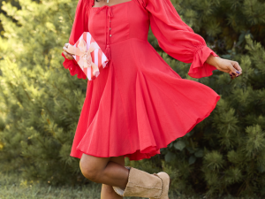 Alexia Red Mini Dress