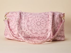 Lilah Pink Paisley Duffle Bag
